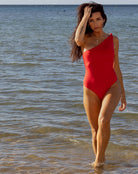 ONE SHOULDER KNOT ONE PIECE - The Bikini Room